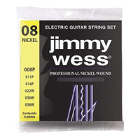 Thumbnail for Encordadura Jimmy Wess P/guit. Elect.nickel 008, (jwge-1008n) Wn1008