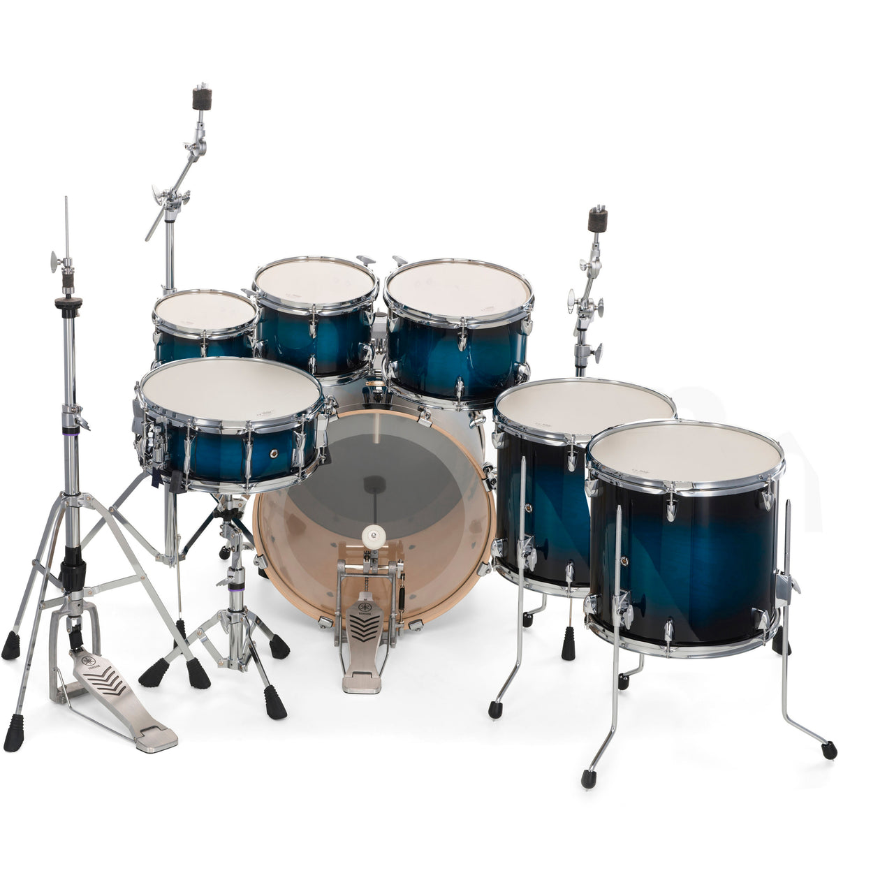 Bateria Yamaha Scb2fs7dbs Stage Custom 7 Piezas Deep Blue Sunburst