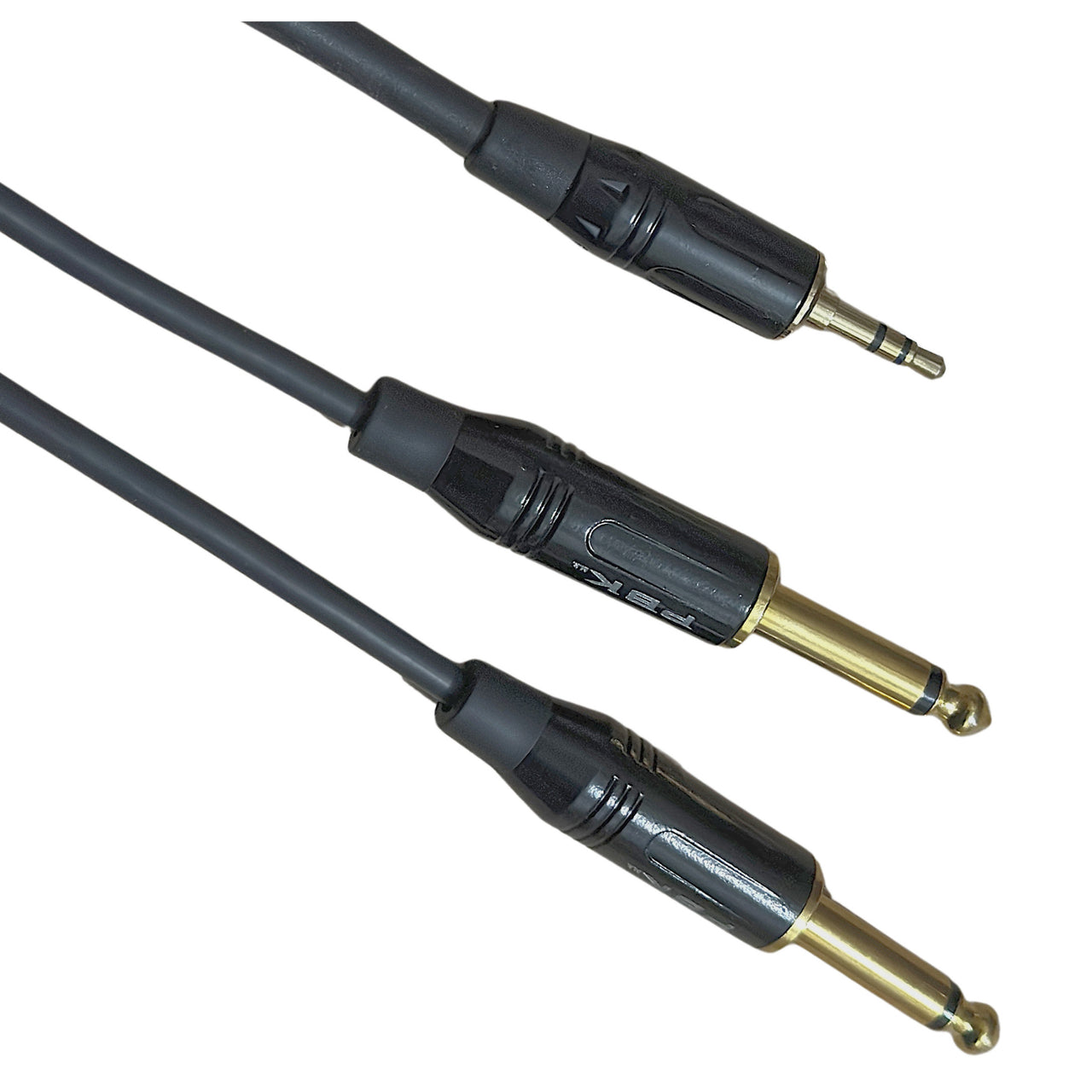 Cable Life 2ppin-2 Plug 3.5 St A 2 Plug 6.3 Mono 2 Metros