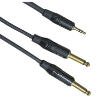 Thumbnail for Cable Life 2ppin-2 Plug 3.5 St A 2 Plug 6.3 Mono 2 Metros