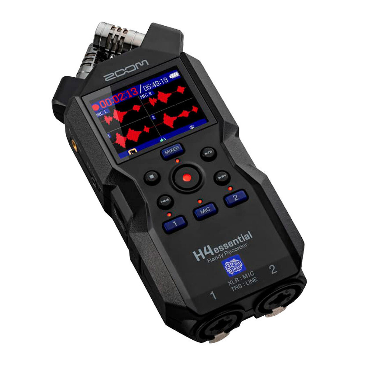 Paquete Grabadora Zoom De Audio Portatil Zh4e + Microfono Zdm1