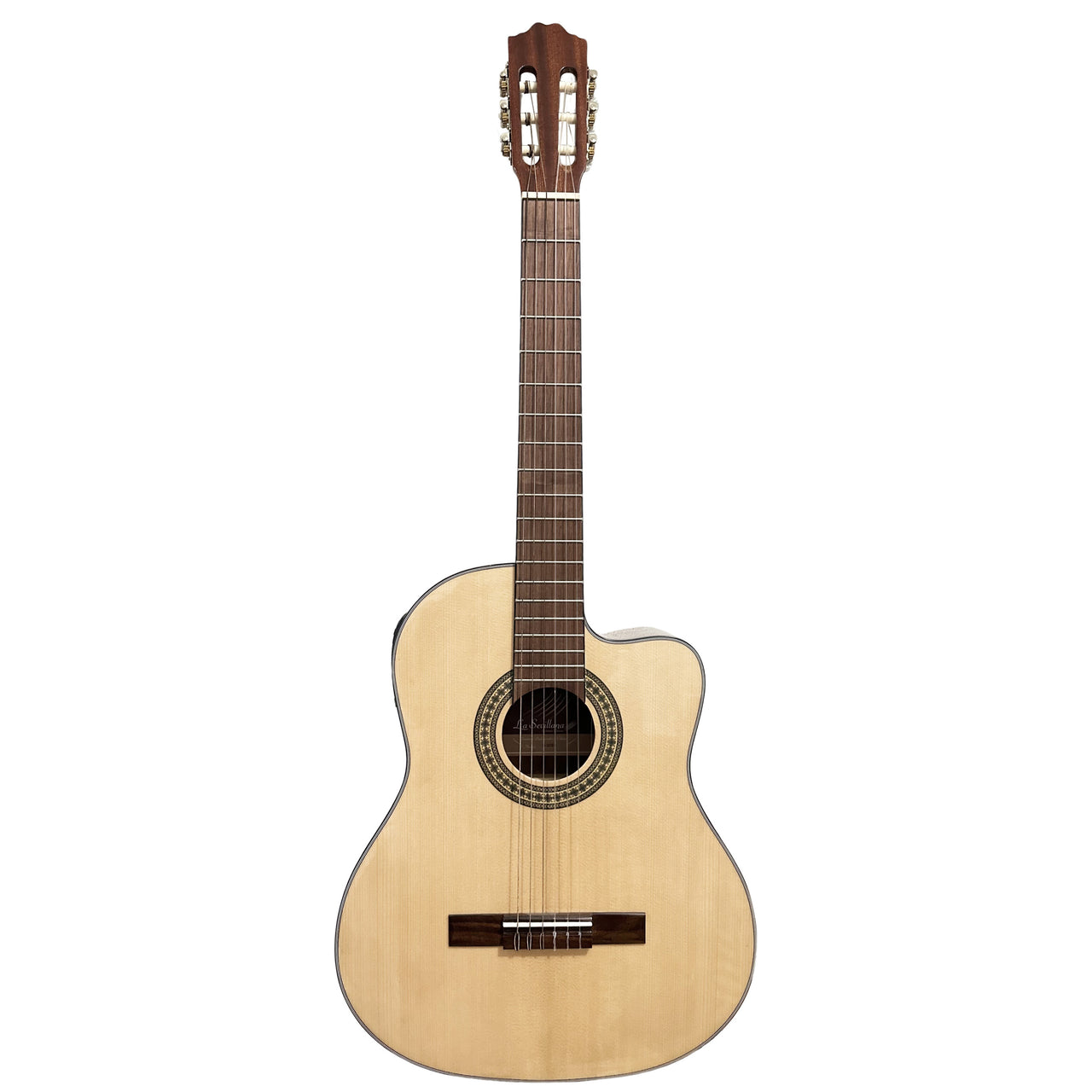 GUITARRA ELECTROACUSTICA LA SEVILLANA, N-3CEQ
