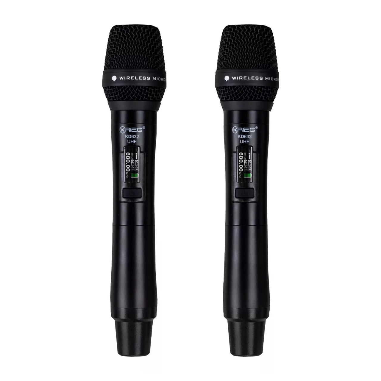 Microfono Inalambrico Krieg Kd-632 660mhz - 690mhz