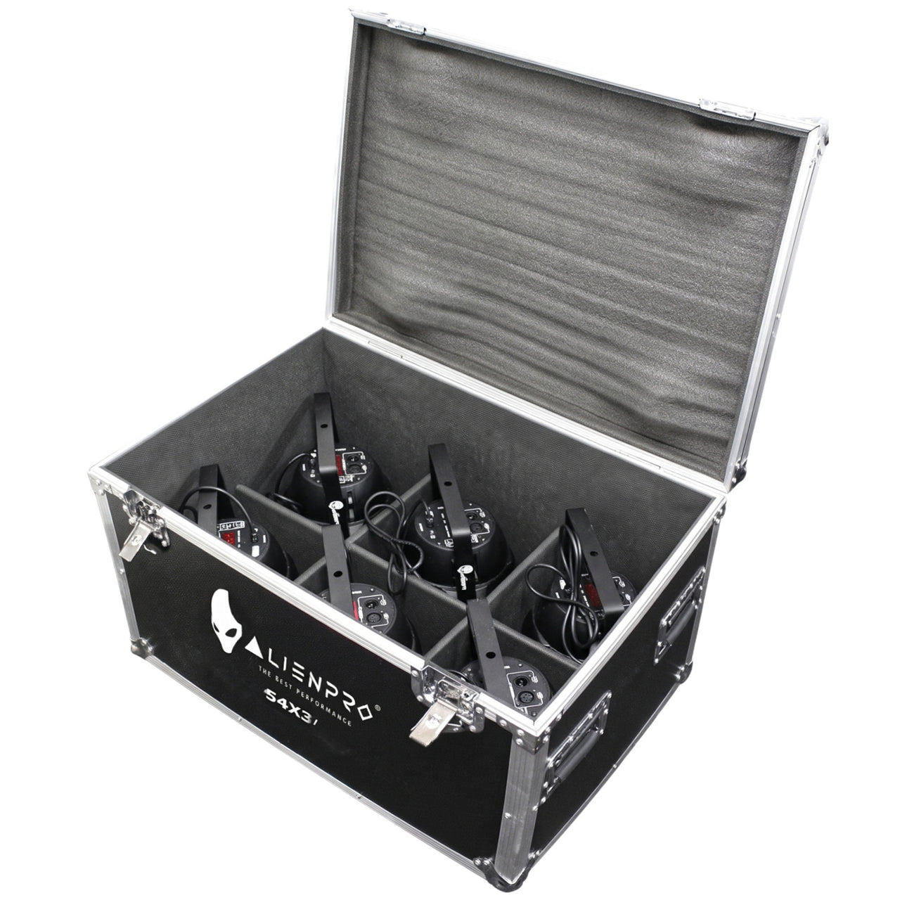 Par Alien 54x3w Interior Estuche Con 6 Piezas, 55-Kit-Cr I