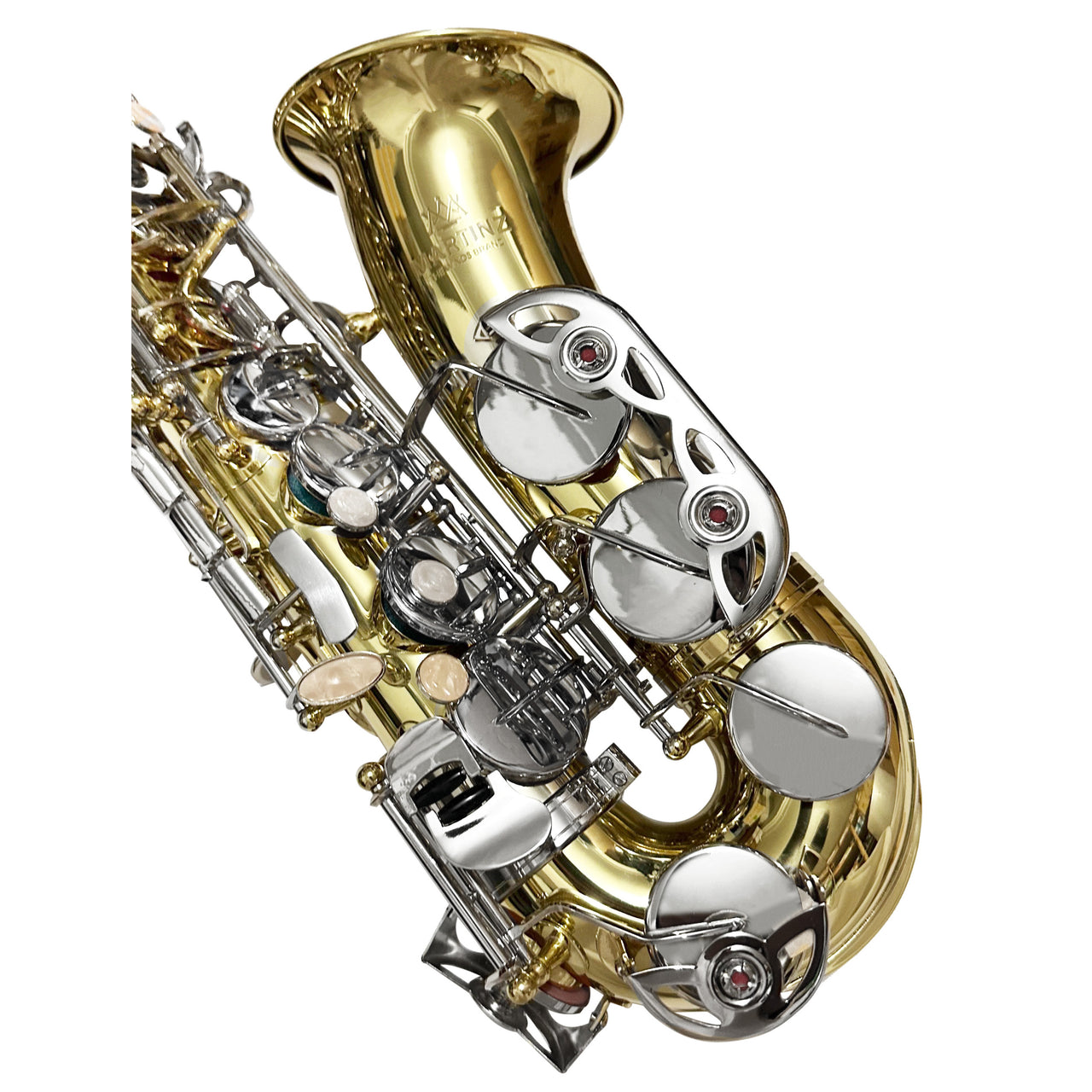 Saxofon Alto Martinz Mwsxa01ln Mib Laqueado Llaves Niqueladas