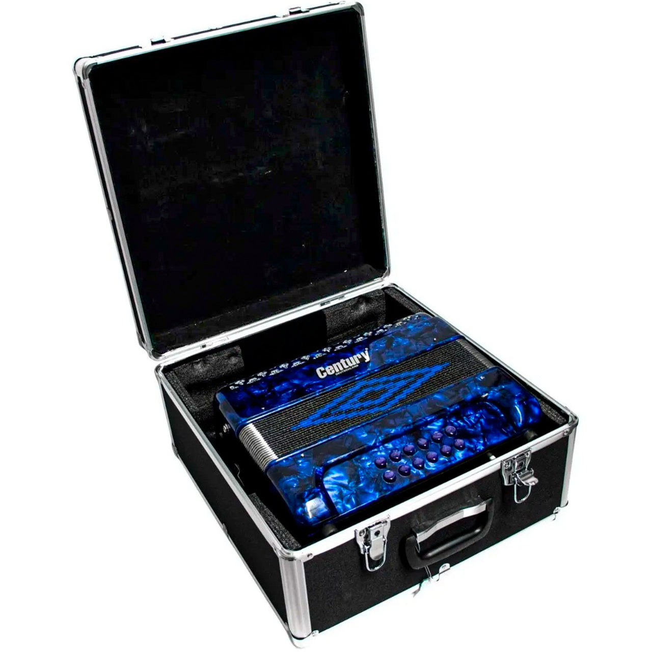 Acordeon Century C3412faa-i Botones Fa Azul 3 Registros