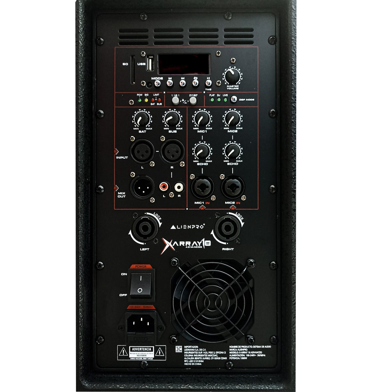 Sistema De Audio Alien Lineal X-array/subwoofer 18, X-array 18 Advance