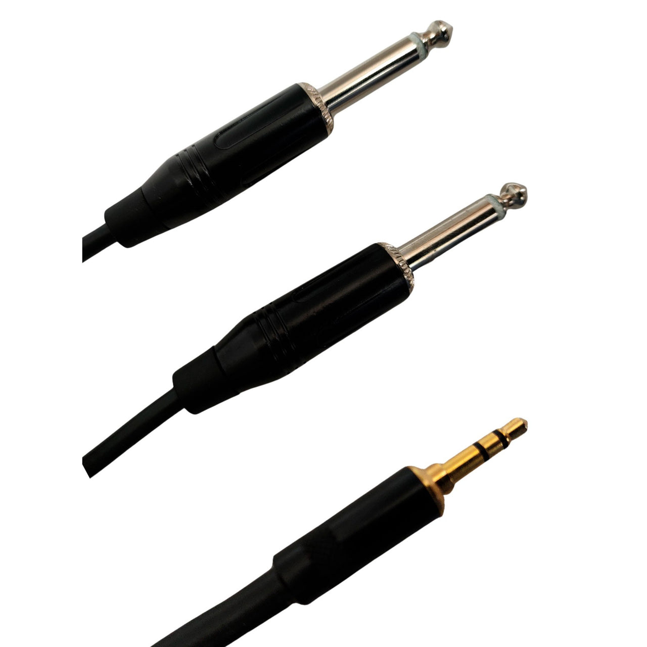 Cable Life Miniplug 3.5 Stereo A 2 Plug 6.3 Mono 3mts., 2ppin-3