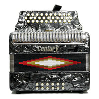 Thumbnail for Acordeon Century C3012fagp Botones Fa Gris Parrilla Metal
