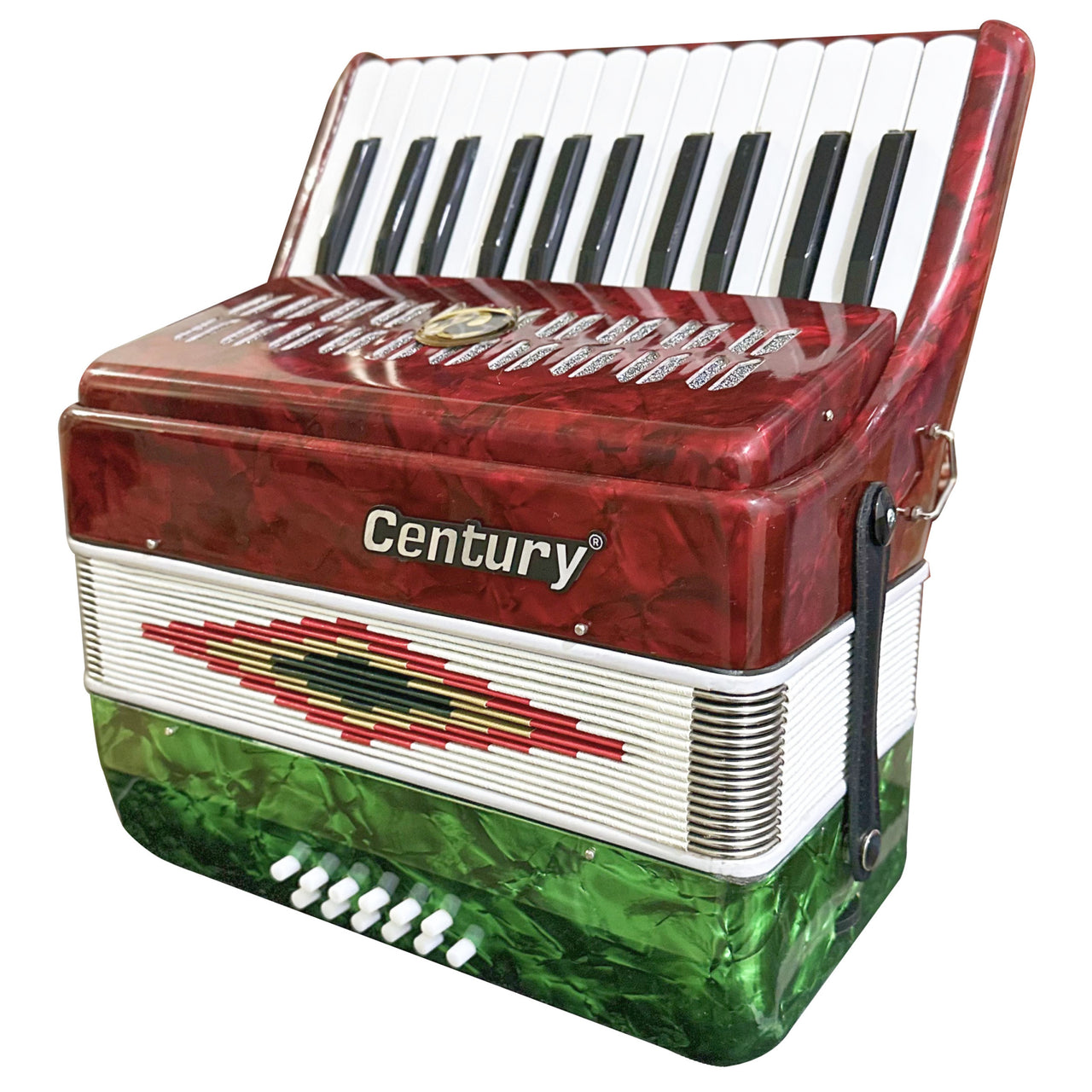 Acordeon Century Cnac028 Bandera 25 Teclas 12 Bajos