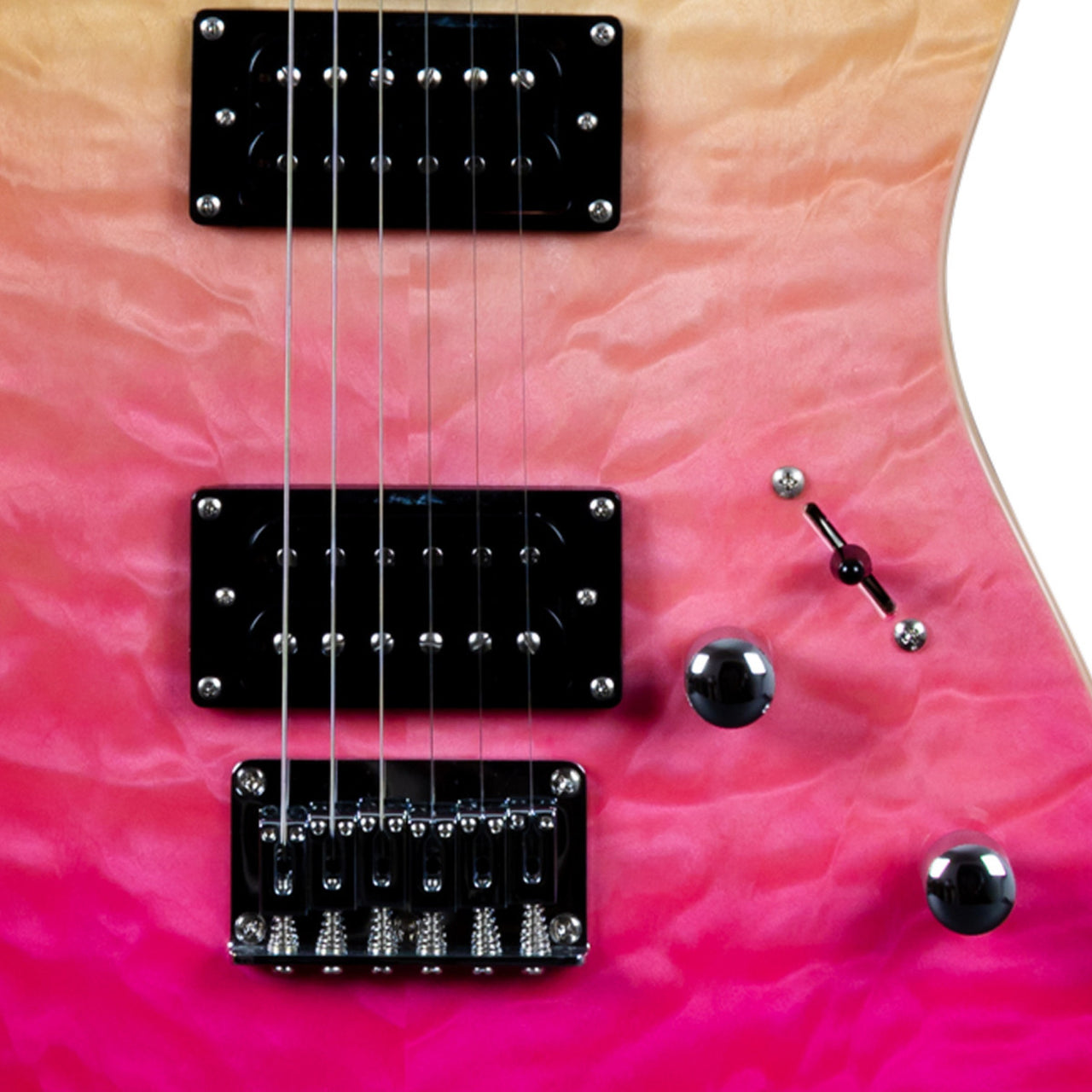 Guitarra Electrica Jet Guitars JET JT-450 6 Cuerdas Tipo Telecaster Transparent Pink