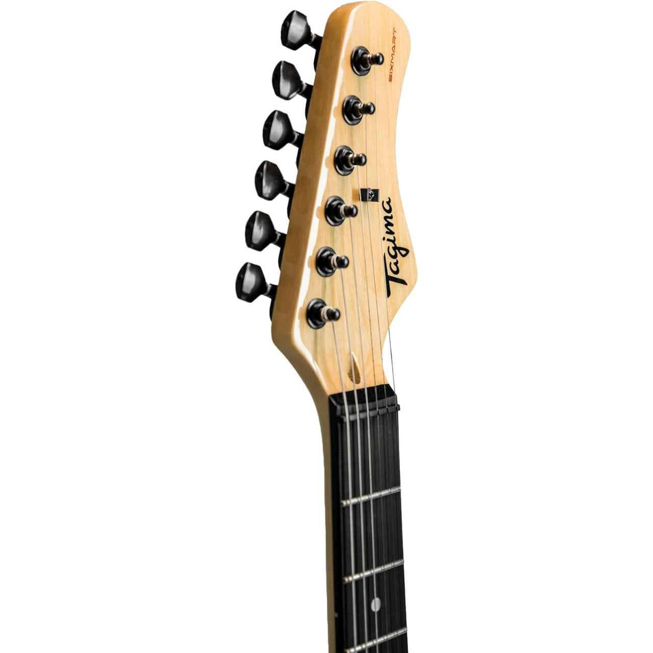 Guitarra Electrica Tagima Sixmart-ca-studio Roja Con Audifonos Soundking