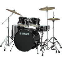 Thumbnail for Bateria Yamaha Rydeen Rdp2f5blguset Black Glitter Con Herrajes Y Platillos