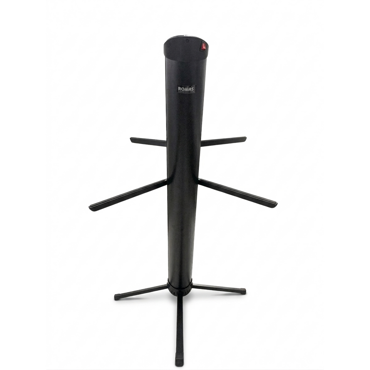 STAND/ATRIL ROMMS P/2 TECLADOS BRAZOS AJUSTABLES NEGRO, MS-120BK