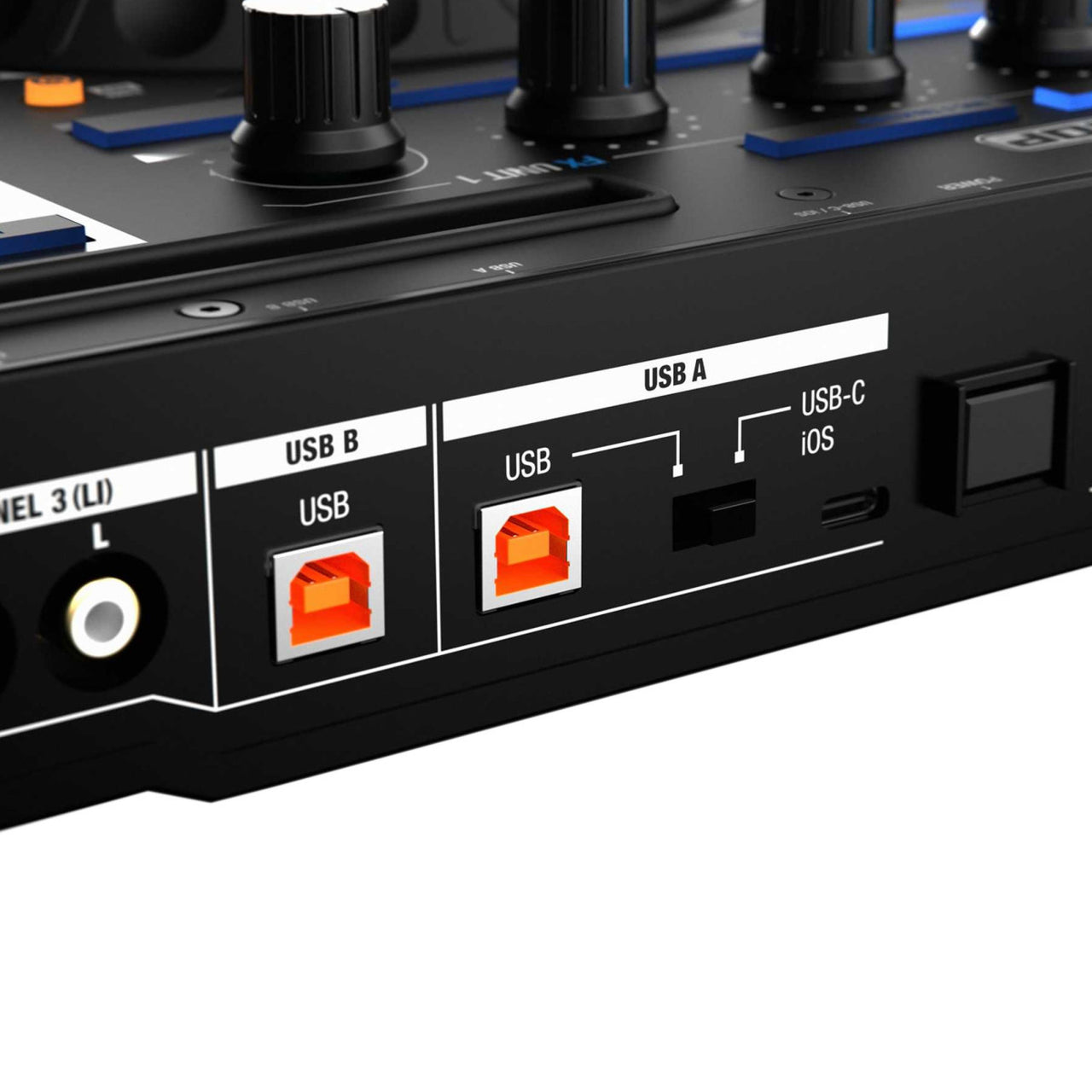 Controlador Dj Reloop Mixon 8 Pro, 4 Canales, Usb-c, Compatibilidad Serato/djay Pro Negro