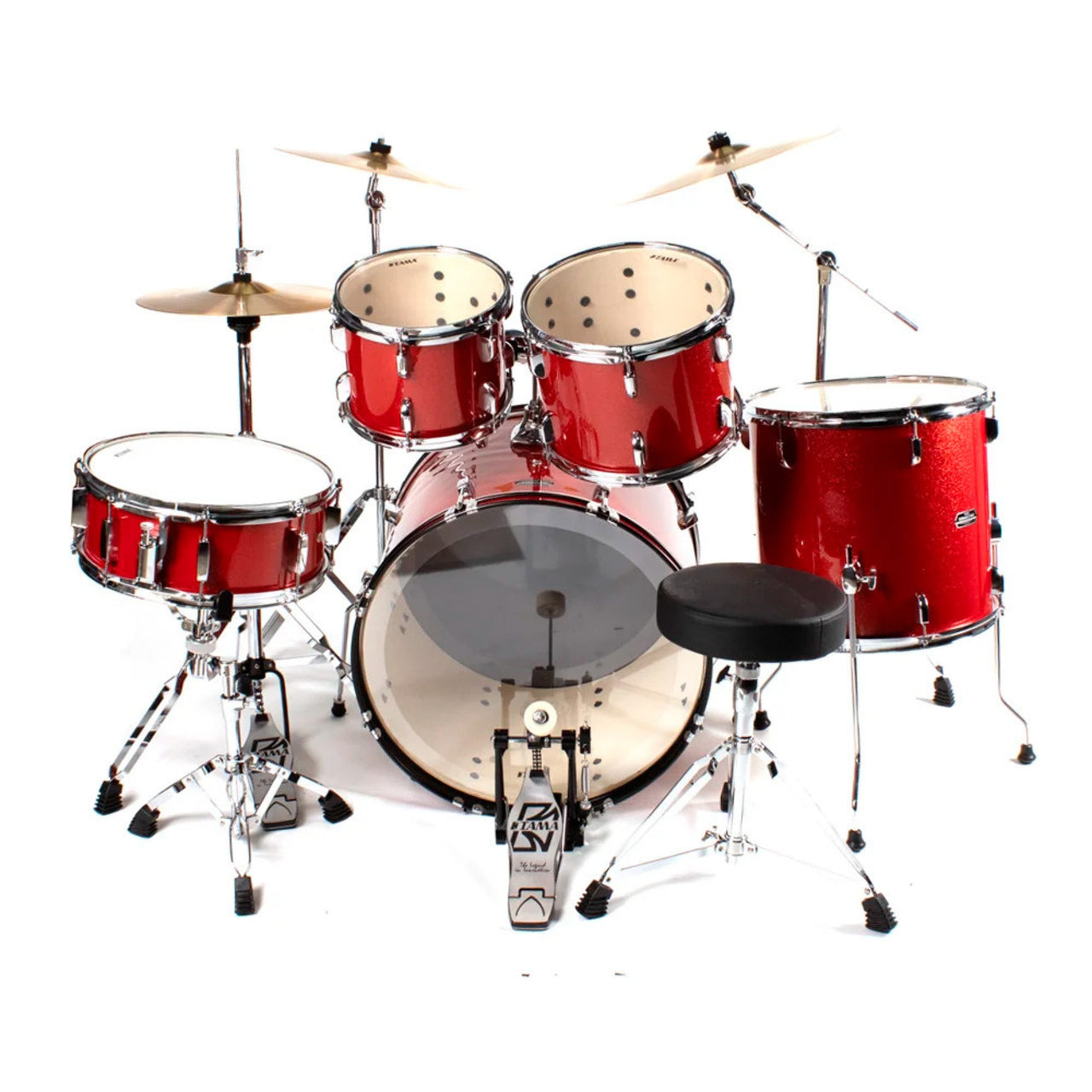 Bateria Tama Stage Star St52h6c-cds 5 Piezas Rojo Brillante Con Herrajes