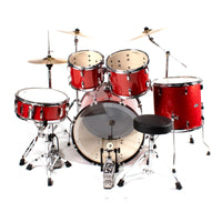 Thumbnail for Bateria Tama Stage Star St52h6c-cds 5 Piezas Rojo Brillante Con Herrajes