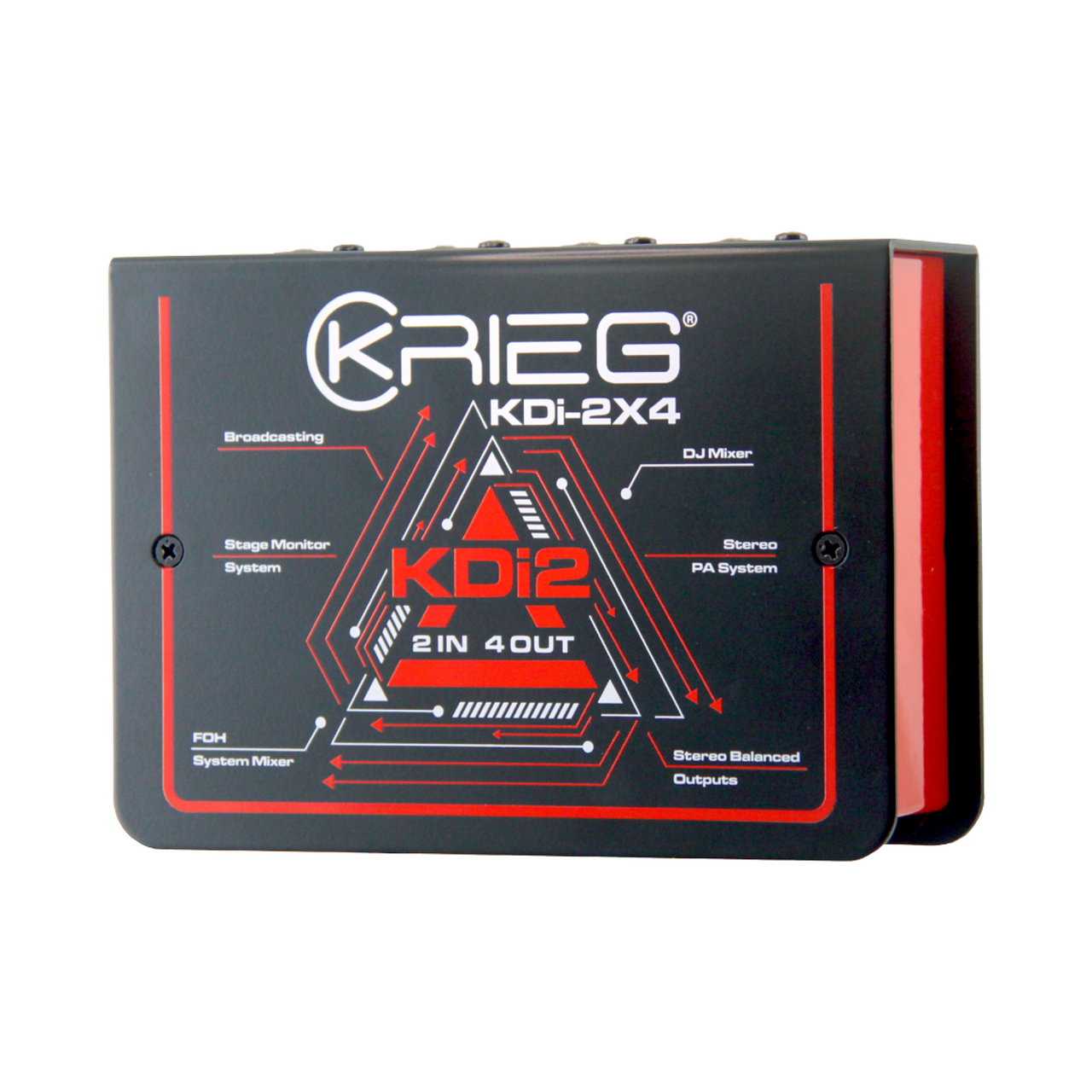 Krieg, Kdi-box 2x4, Caja Directa Pasiva 2in, 4out