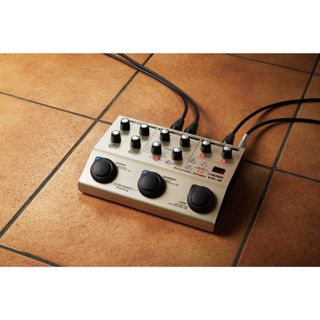 Procesador Boss Ve-8 De Efecto Para Voz Y Guitarra