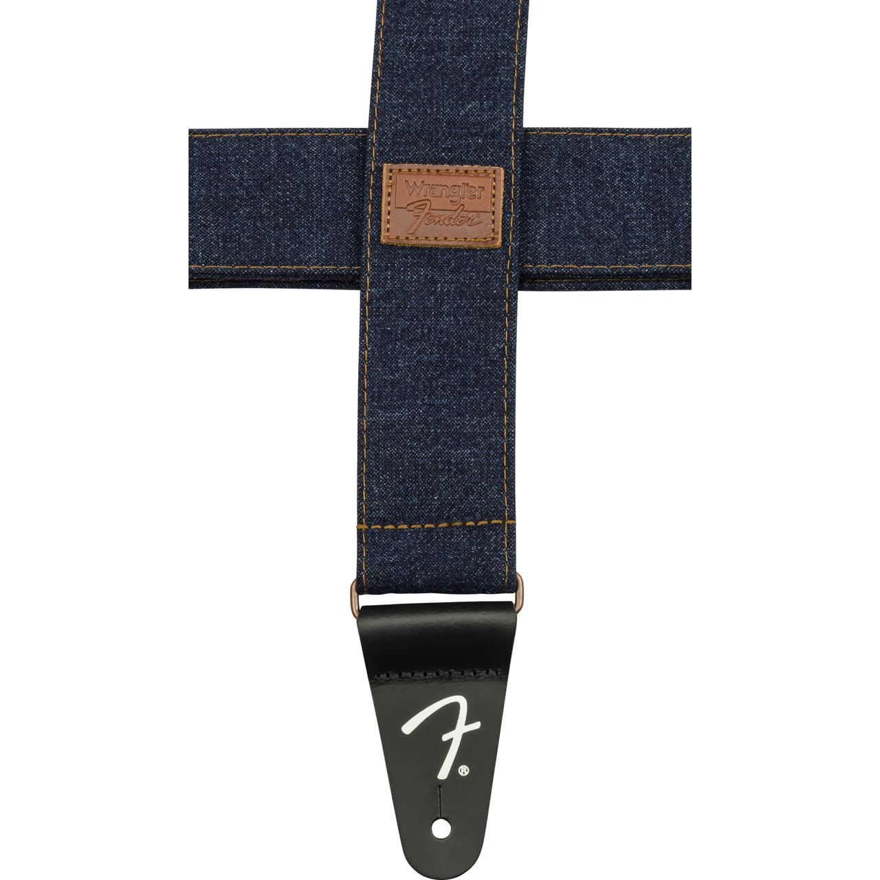 Thaly Fender Para Guitarra Logo Denim Strap Dark Indigo 0990638013