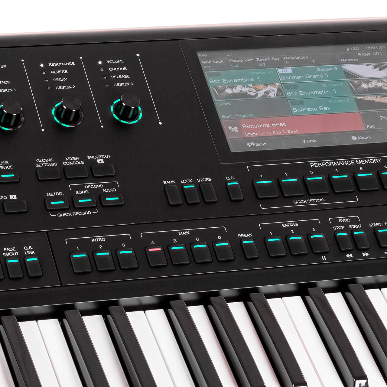 Teclado Profesional Keyboard Titan Il De Acompañamiento