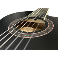 Thumbnail for Guitarra Electroacustica Mc Cartney Qcg-10sl-ce-mbk Negro Mate