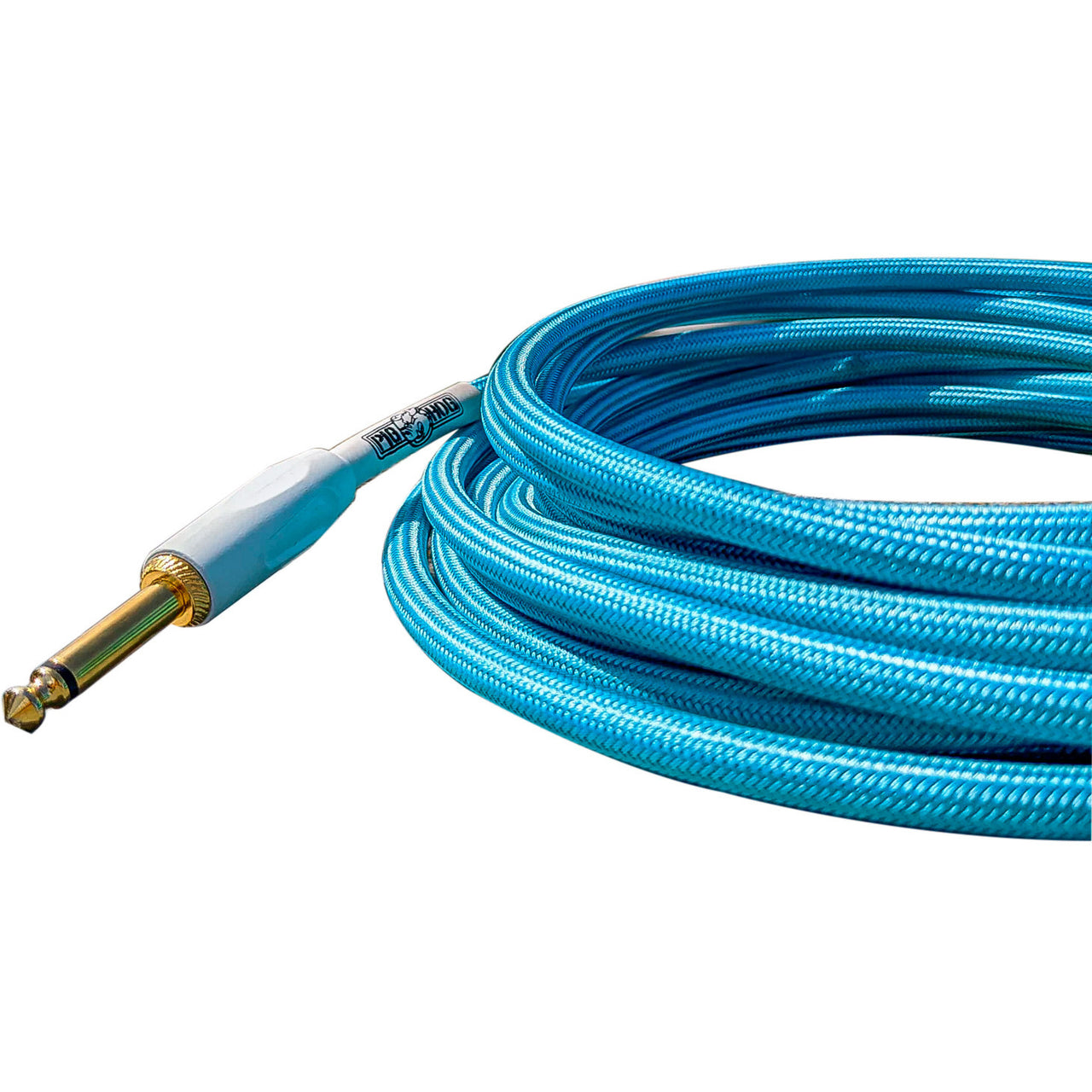 Cable Pig Hog P/inst Daphne Blue 6.10mt 1/4-1/4 Ang Recto, Pch20dbr