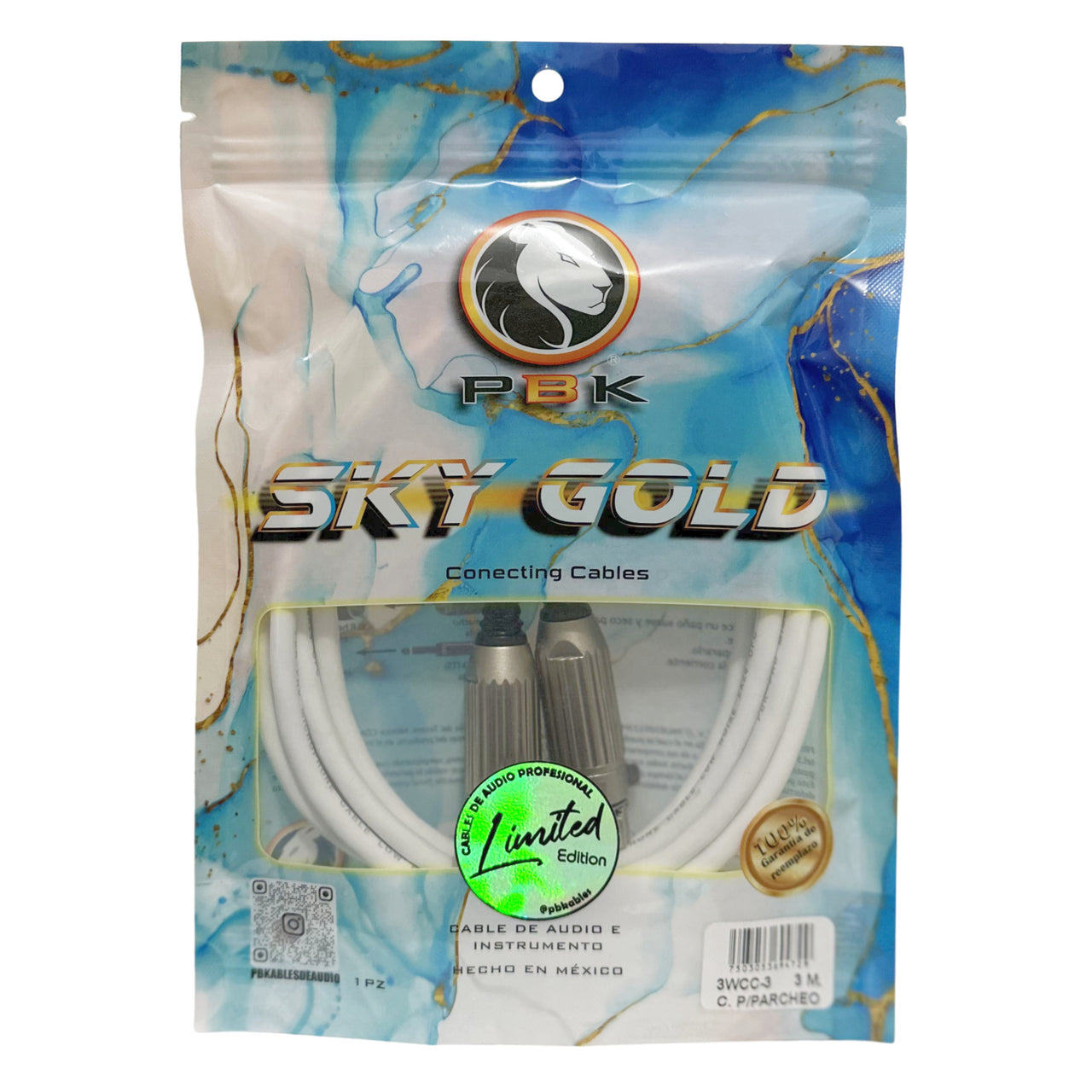 Cable Pbk 3wcc-3 Canon A Canon 3 Metros Sky Gold Edicion Especial