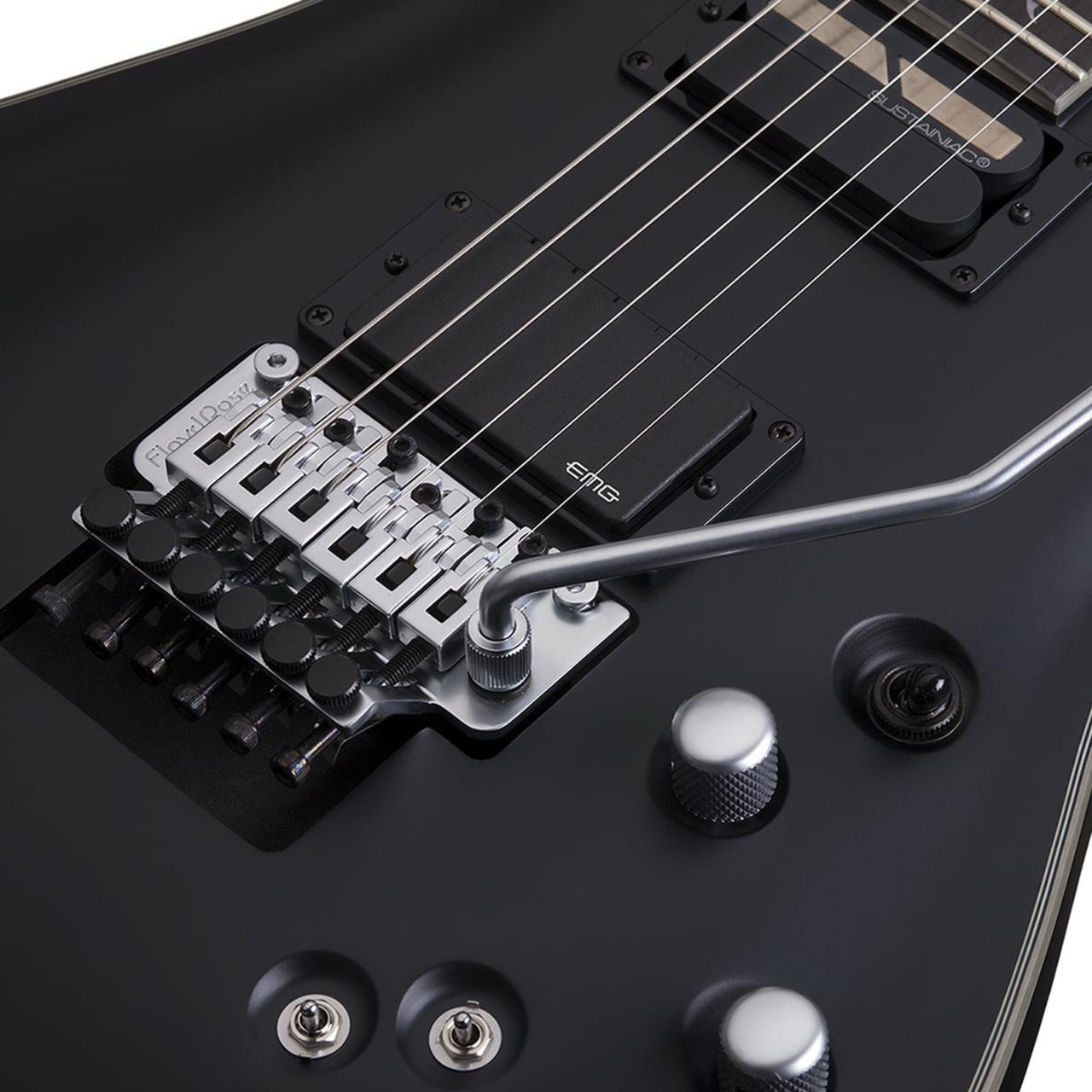 Guitarra Eléctrica Schecter Reaper-6 Fr S Elite Kor Deep Negro Satinado
