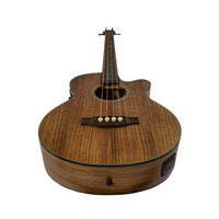 Thumbnail for Bajo Electroacustico Bamboo Koa Ba-40-koa-q-ar Con Funda 40 Pulgadas