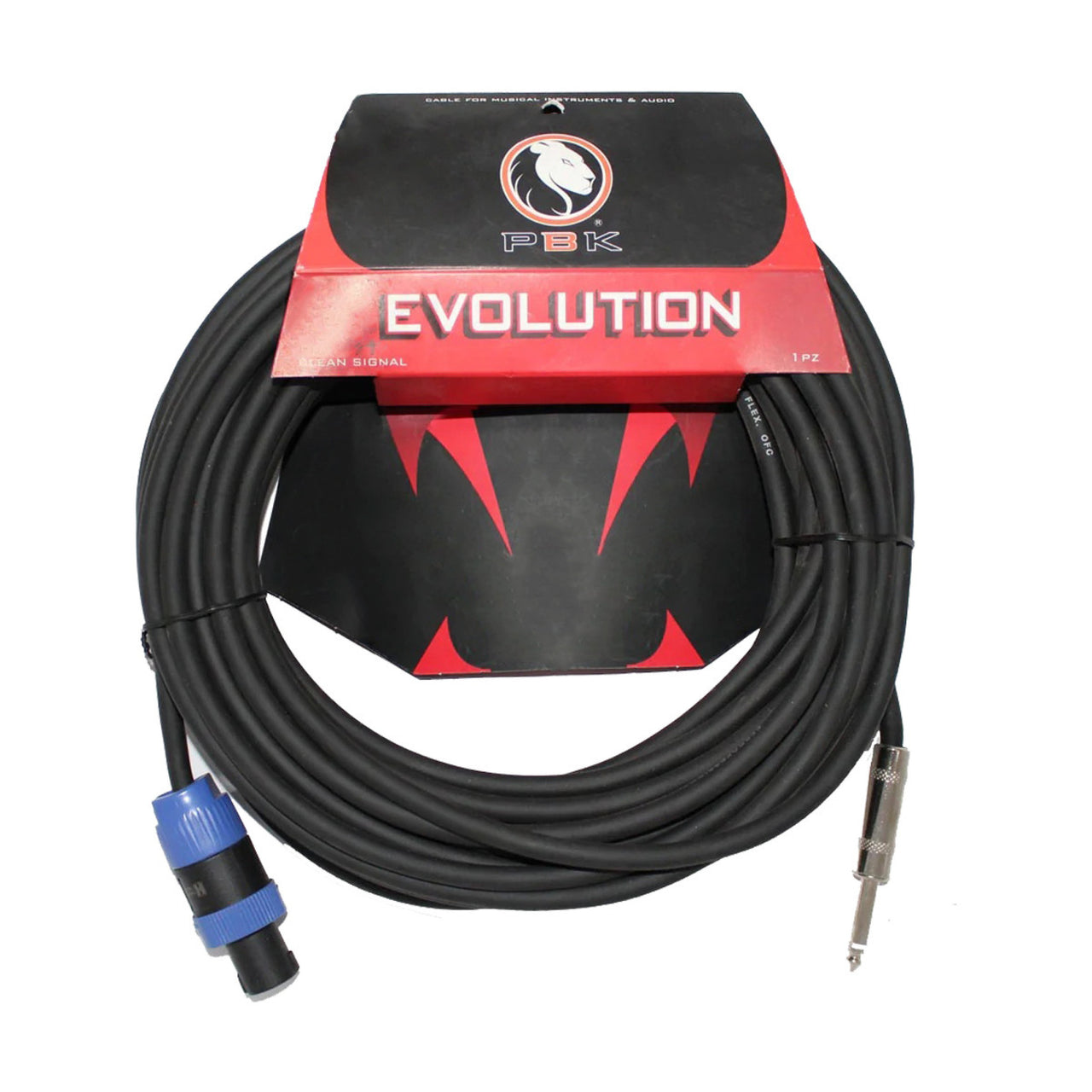 CABLE P/BAFLE EVOLUTION SPEAKON A PLUG 15 MTS., E18SKP-15