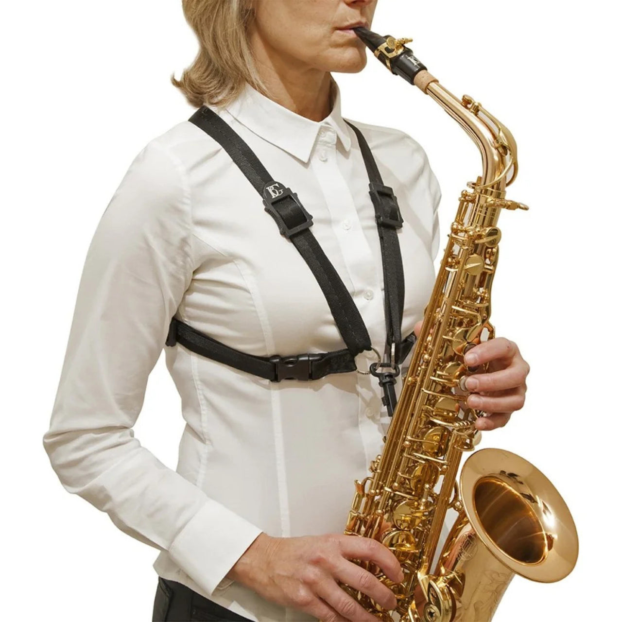 Thaly Bg France S41sh Para Saxofon Con Mosqueton Para Mujer Tipo Arnes