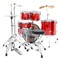 Thumbnail for Bateria Tama Stage Star St52h6c-cds 5 Piezas Rojo Brillante Con Herrajes