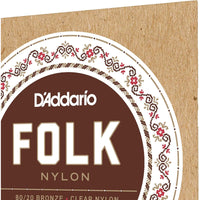 Thumbnail for Encordadura D Addario Ej-33 Para Guitarra Serie Folk Nylon
