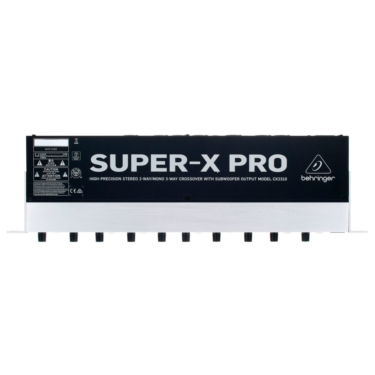 Super-x Pro Divisor De Frecuencias 2/3 Vias C/sal Subwoofer, Cx2310