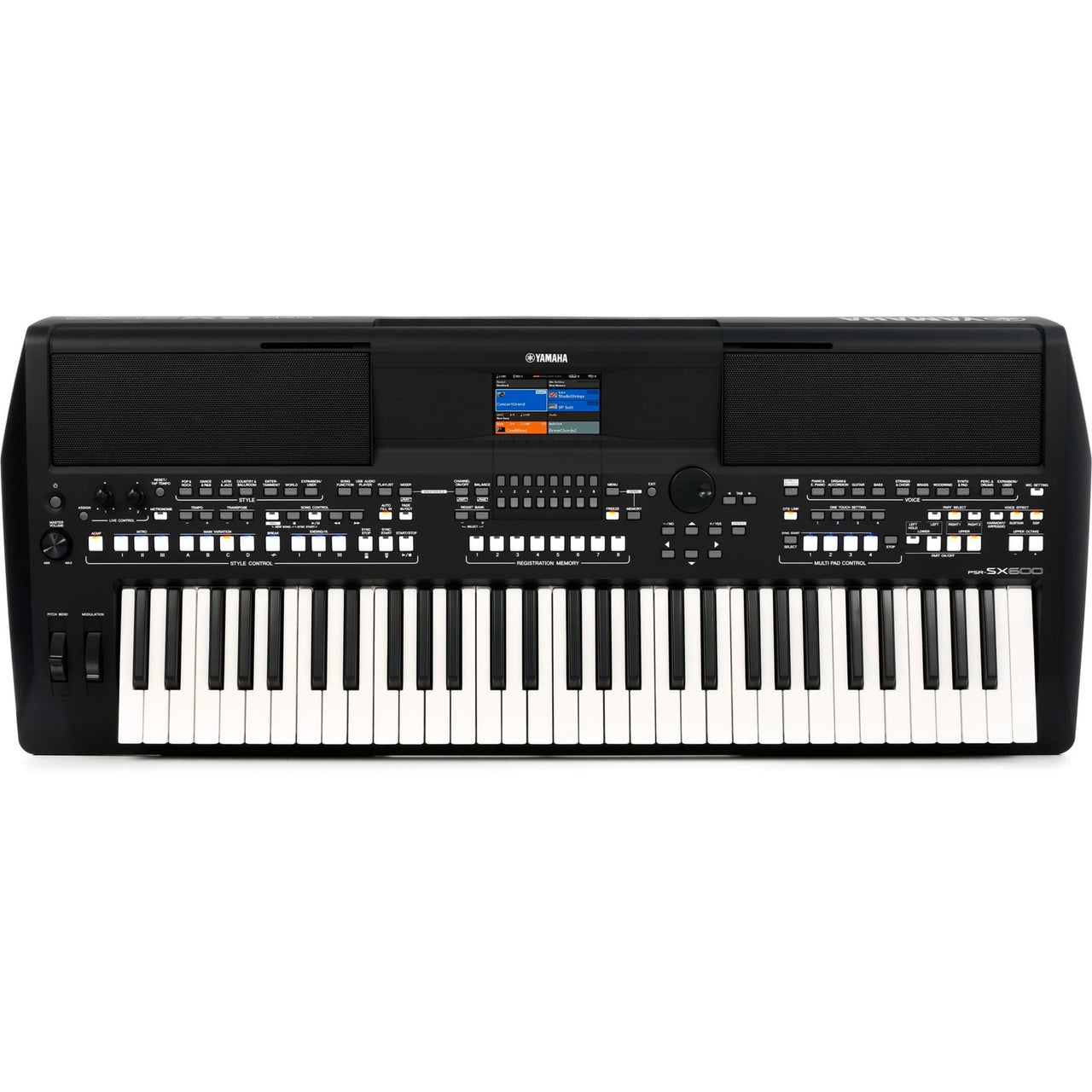 TECLADO PORTATIL YAMAHA PROFESIONAL C/ELIMINADOR PA300C, PSR-SX600
