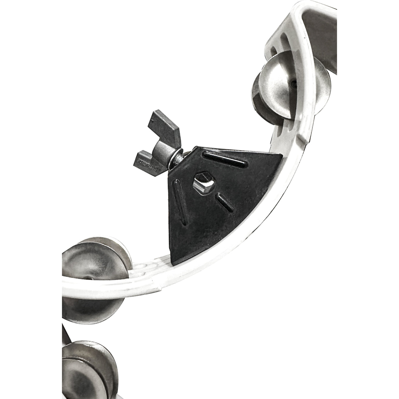 Pandero Rhythm Tech  Para Bateria Dst20-u Doble Hilera Blanco