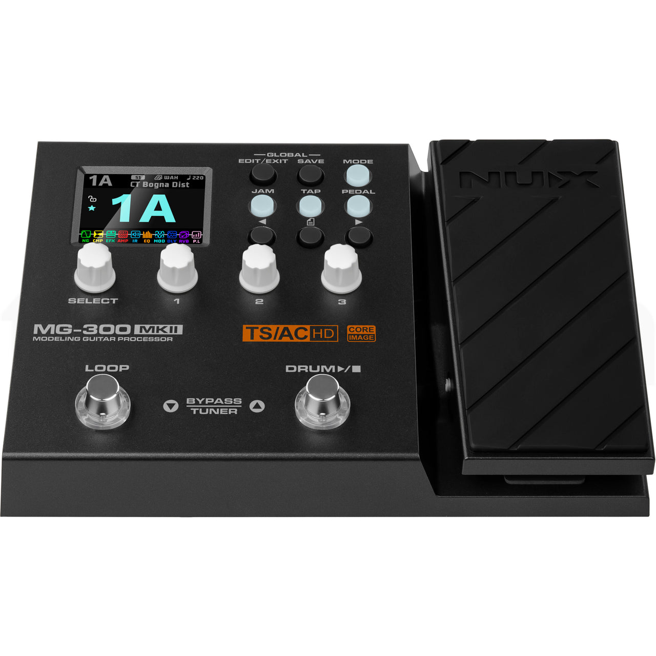 Pedalera Procesador Nux Mg-300mkii Para Guitarra