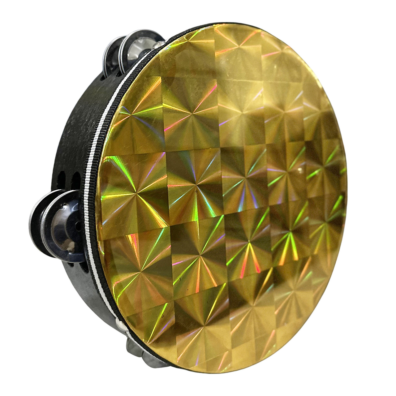 Pandero Romms Pan-08gd Tipo Remo Parche Dorado 8 Pulgadas