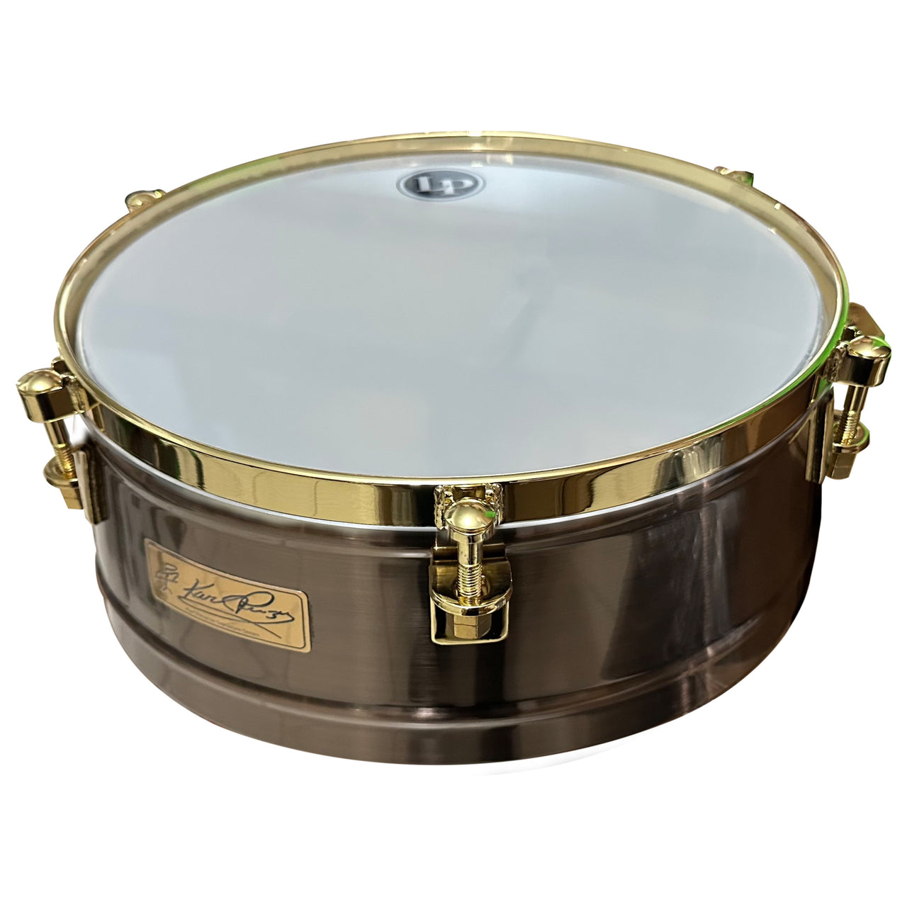 Timbales Lp Perazzo Lp257-kp Signature Con Atril 14 Y 15 Pulgadas