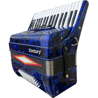 Thumbnail for Acordeon Teclas Century Cnac047 34 Teclas 60 Bajos 5 Registros C1308a Azul