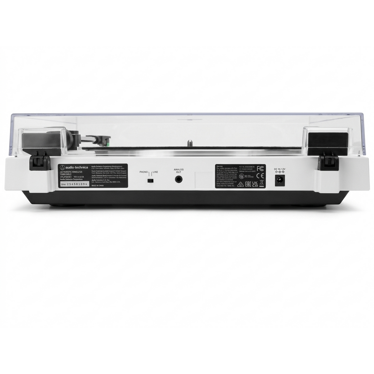 Tornamesa Audio-Technica At-lp60xbt-ww Inalambrica Blanco Con Bluetooth