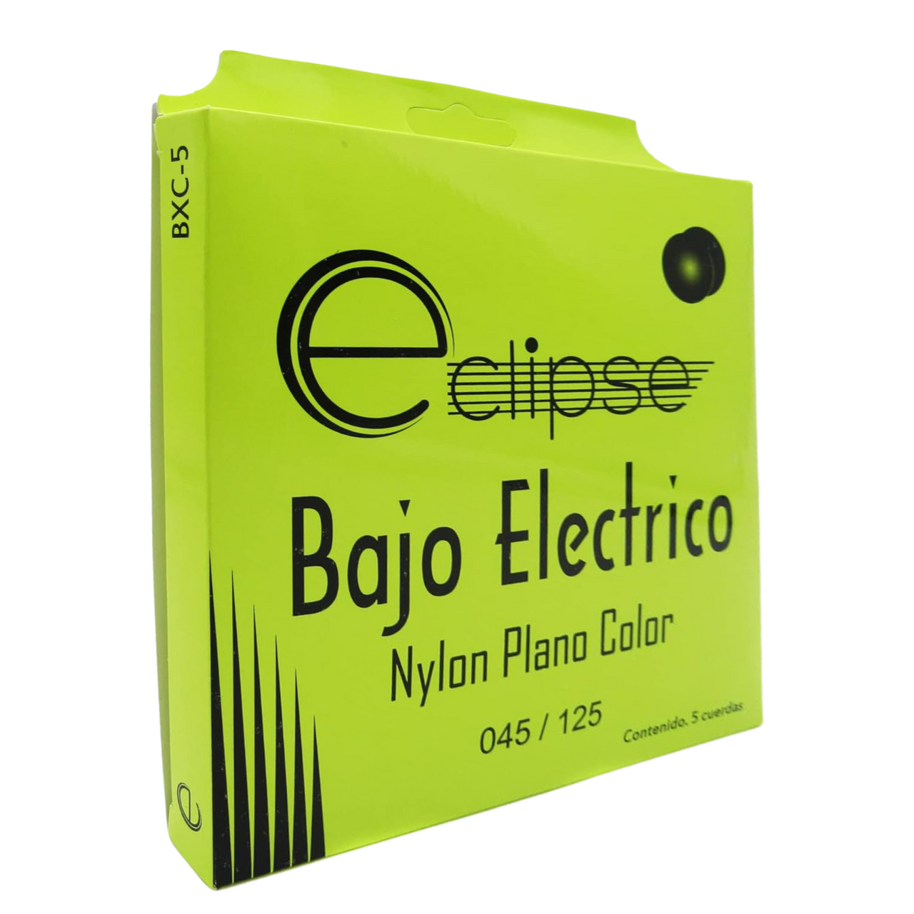 Encordadura Eclipse Bxc-5n Para Bajo Electrico 5 Cuerdas Negro
