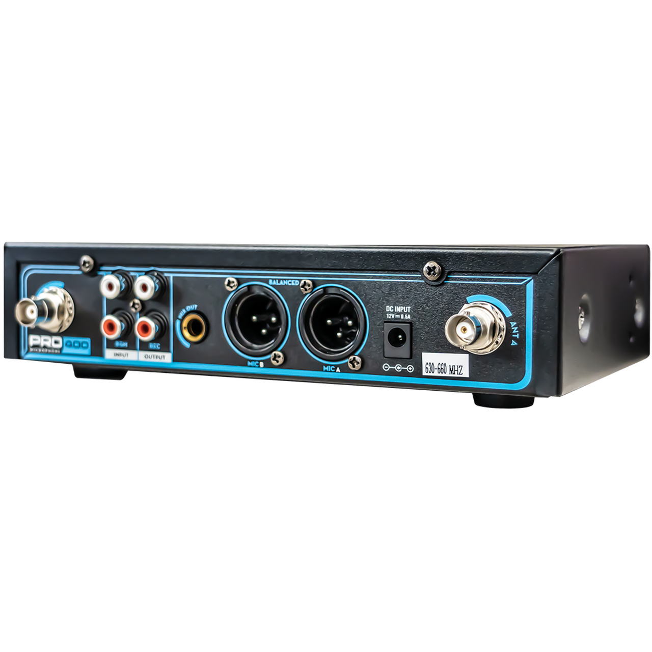 Microfono Superbright Pro-400 Inalambrico Uhf 550-960mhz Doble de Mano