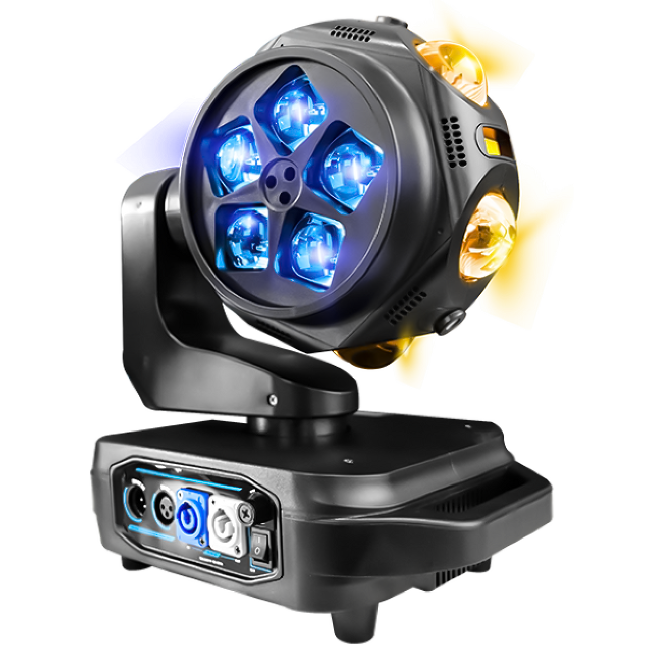 Cabeza Movil Superbright Disco Roller 6 Leds Rgbw+Kaleido