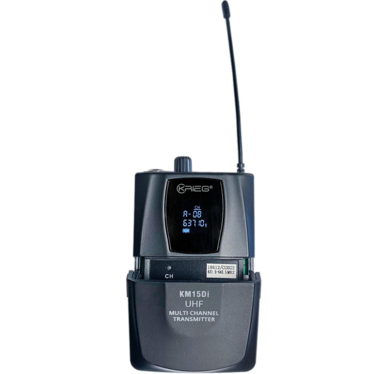 Microfono Inalambrico Krieg Km-25di De Diadema Frecuencia 631-643-646-658 Mhz