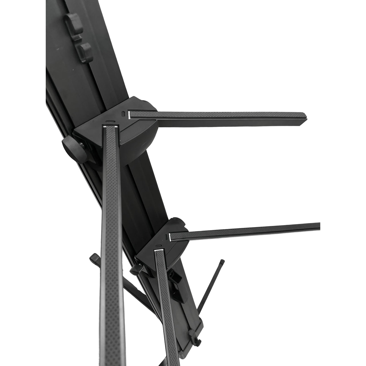 STAND/ATRIL ROMMS P/2 TECLADOS BRAZOS AJUSTABLES NEGRO, MS-120BK