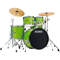 Thumbnail for Bateria Tama Stage Star St52h6c-lgs 5 Piezas Verde Brillan Con Herrajes