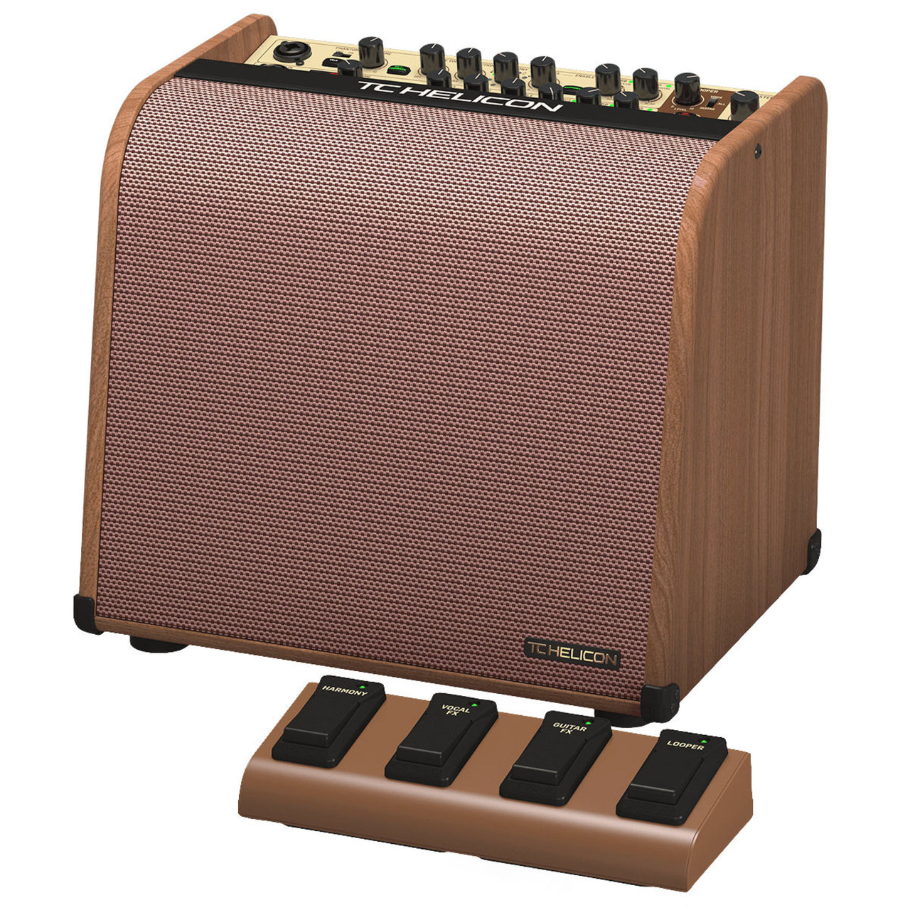 Amplificador TC Helicon Mod. HARMONY V60 Acústico De 60 Vatios Con 2 Canales
