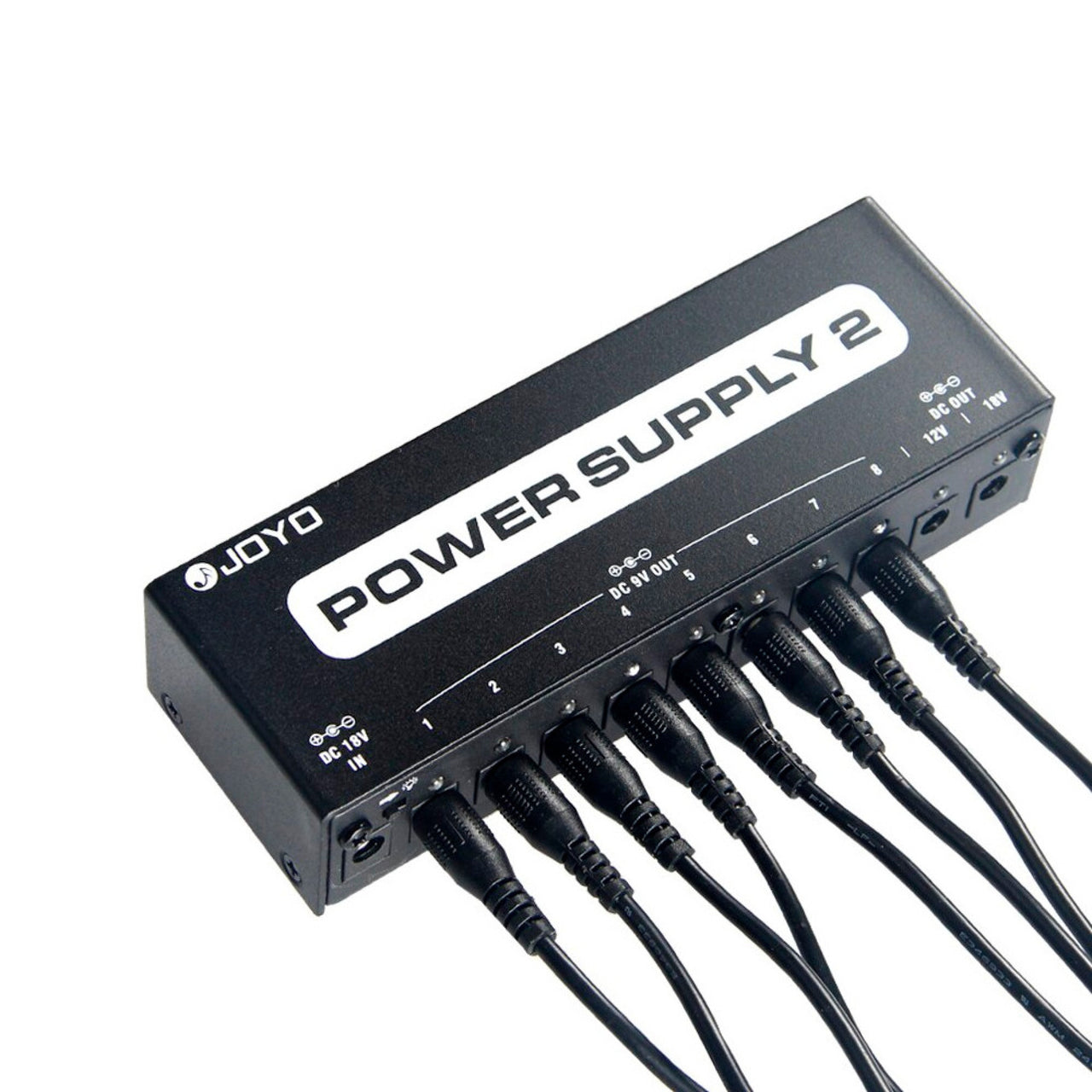 Fuente De Alimentacion Joyo Jp02 Para Pedal 10 Salidas 9v 12v 18v